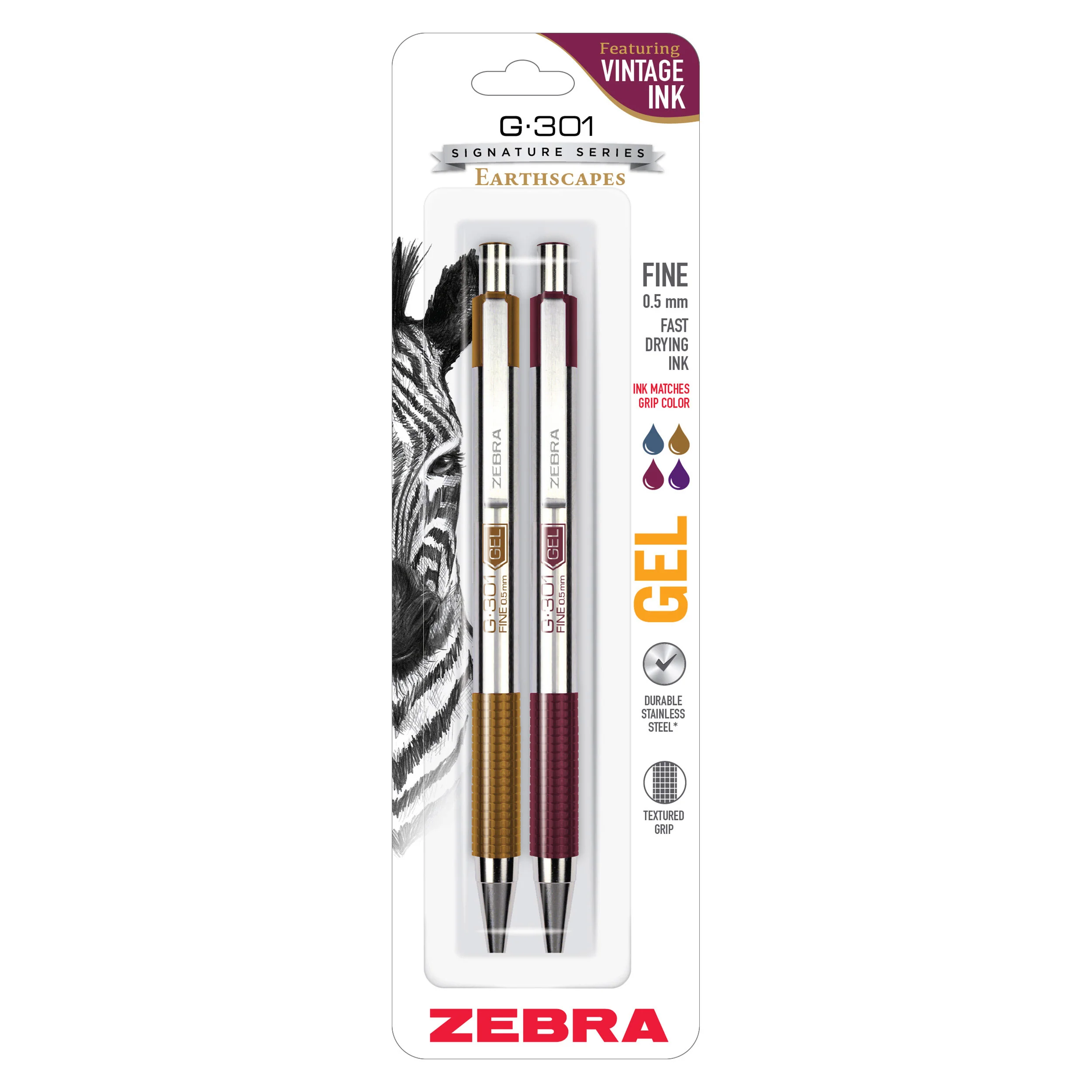 G‑301 Vintage Inks Retractable Gel Pens - Image 5