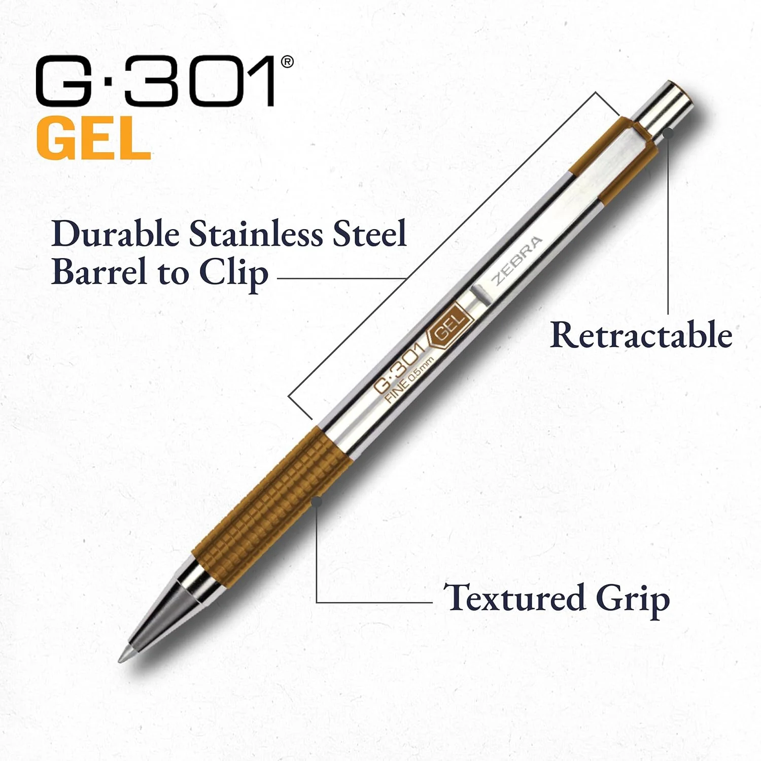 G‑301 Vintage Inks Retractable Gel Pens - Image 8